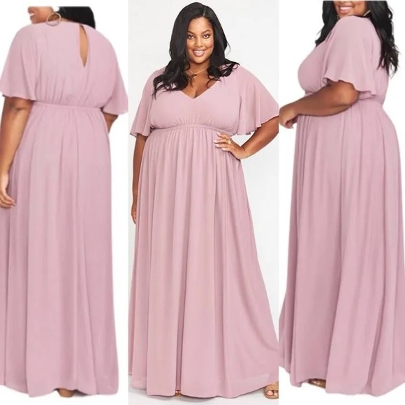 Show Me Your MuMu Dresses & Skirts - Show me Your MuMu Emily Empire Maxi Dress Antique Rose Bridesmaid Maternity Gown